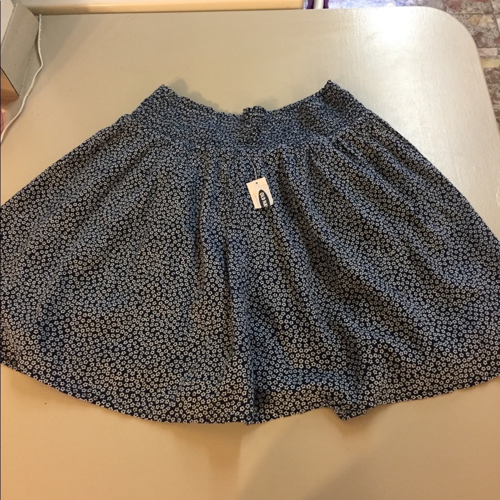NWT Old Navy Floral Skater Skirt S
